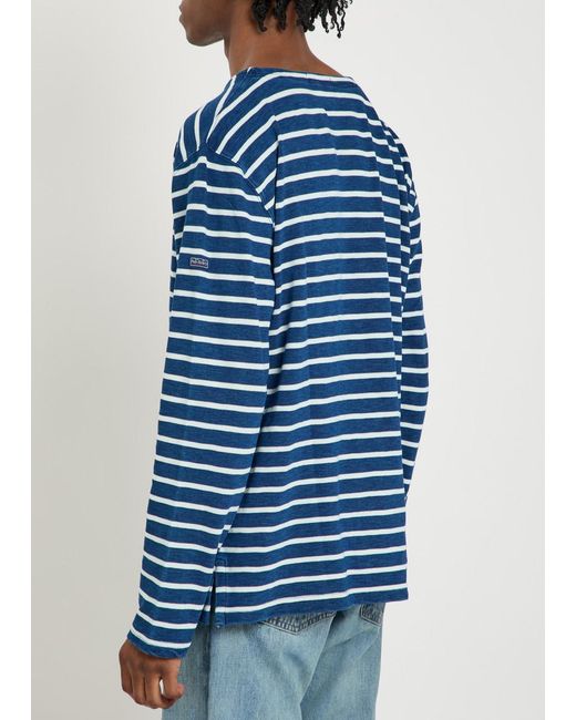 Polo Ralph Lauren Blue Striped Cotton T-Shirt for men