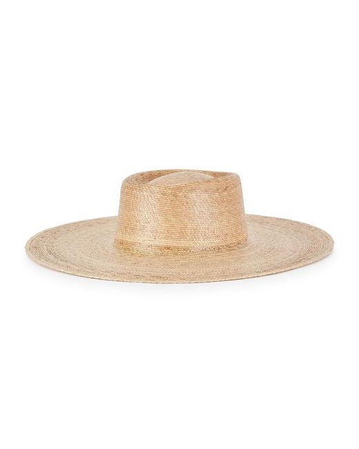 Lack of Color White Palma Wide-Brim Boater Hat