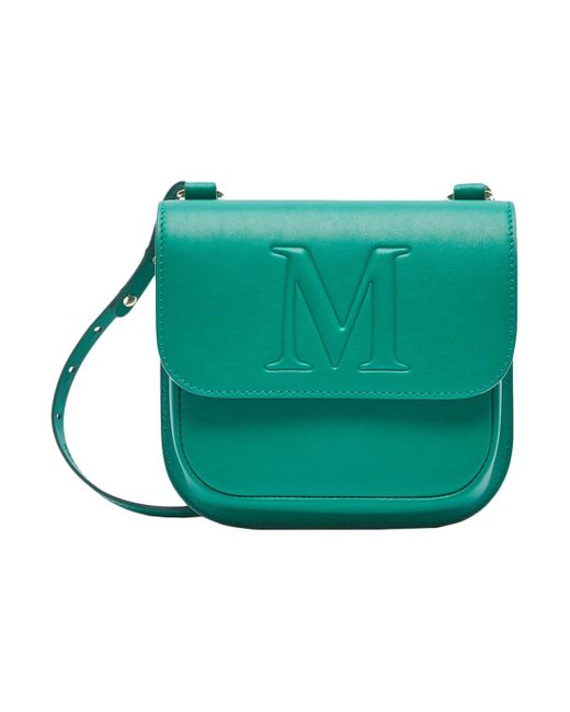 Max Mara Green Leather Mym Bag