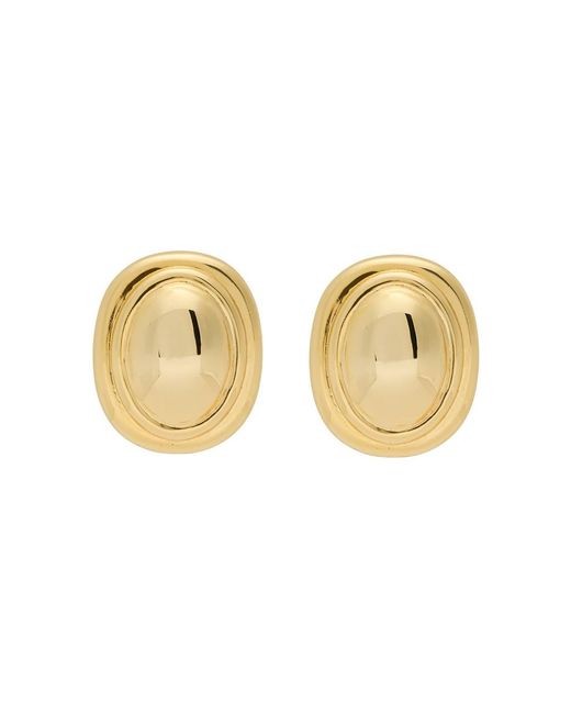 LIE STUDIO Natural The Franka 18Kt-Plated Stud Earrings