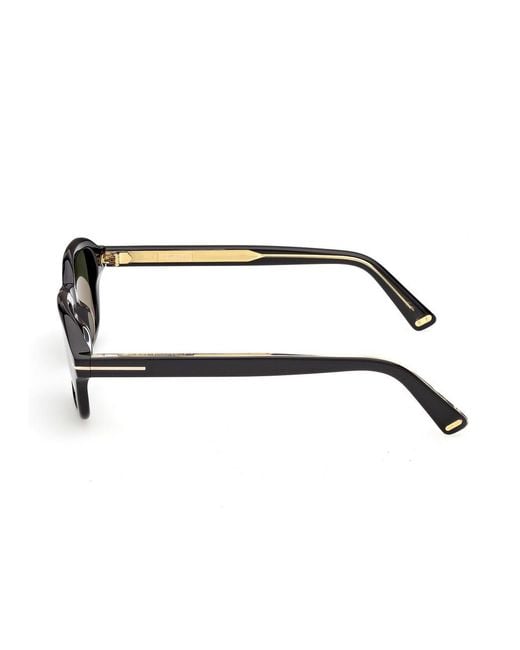 Tom Ford Green Icon Rectangle-Frame Sunglasses for men
