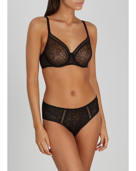Simone Perele Black Comete Underwired Lace Bra