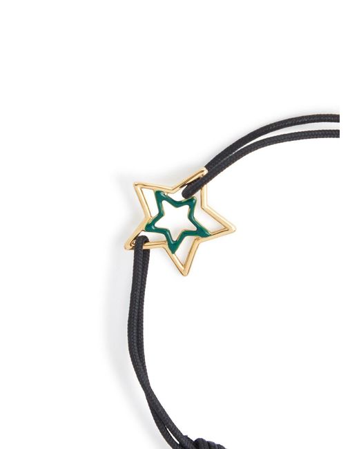 Aliita White Estrella Star Cord Bracelet