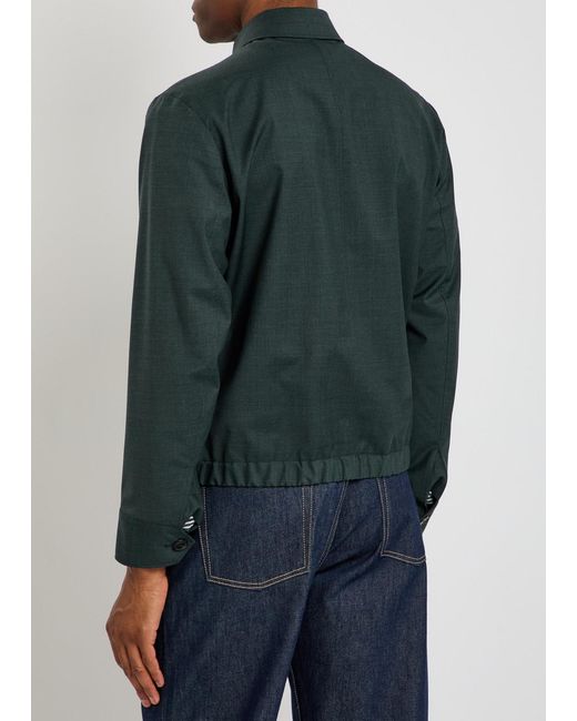 Paul Smith Green Wool Jacket for men