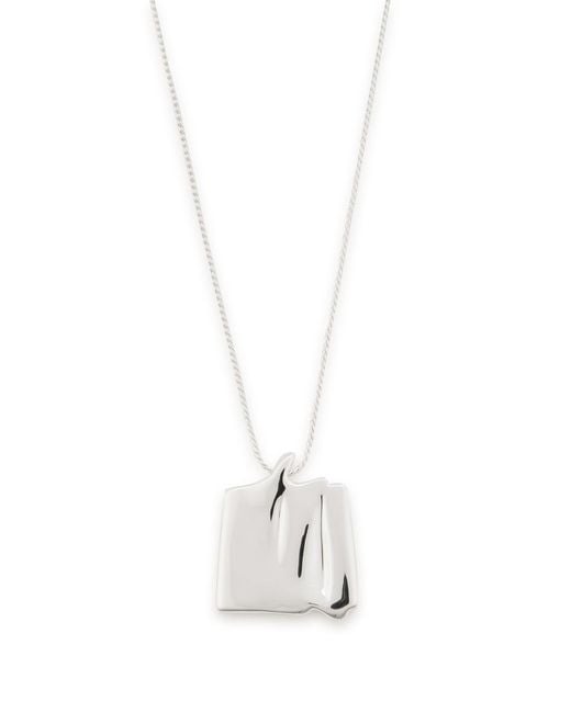 Jenny Bird White Sundra Sterling-Plated Necklace