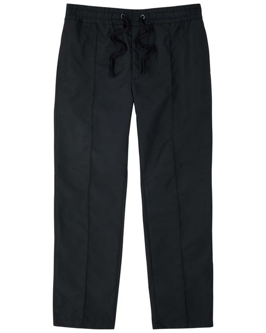 Dolce & Gabbana Blue Straight-leg Nylon Track Pants for men