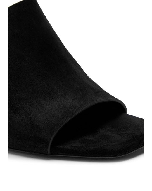 Totême  Black 85 Suede Mules
