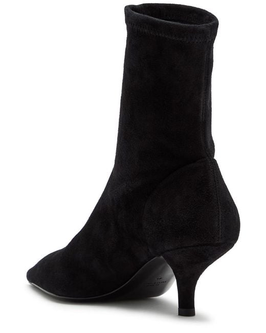 Totême  Black 50 Suede Ankle Boots