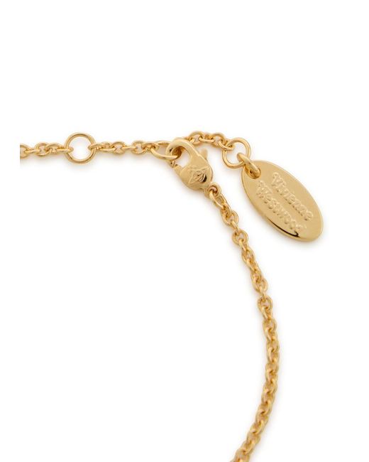 Vivienne Westwood Metallic Feodora Orb Crystal-Embellished Bracelet