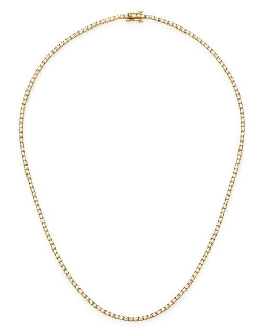 Missoma White Classic Tennis 18Kt-Plated Necklace