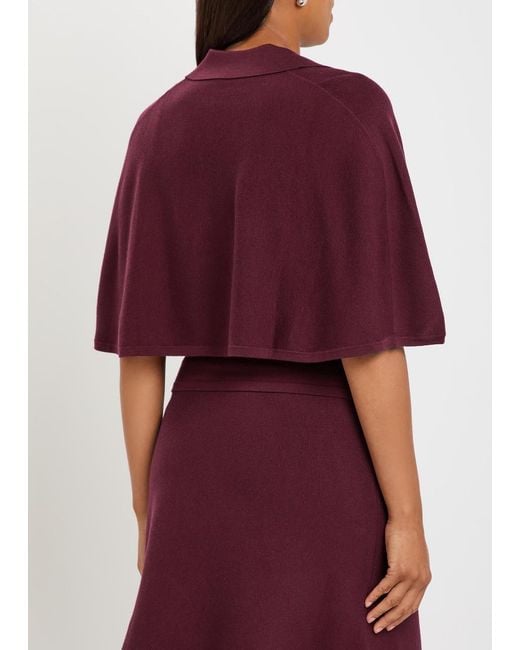 Jonathan Simkhai Vinna Layered Wool Polo Top