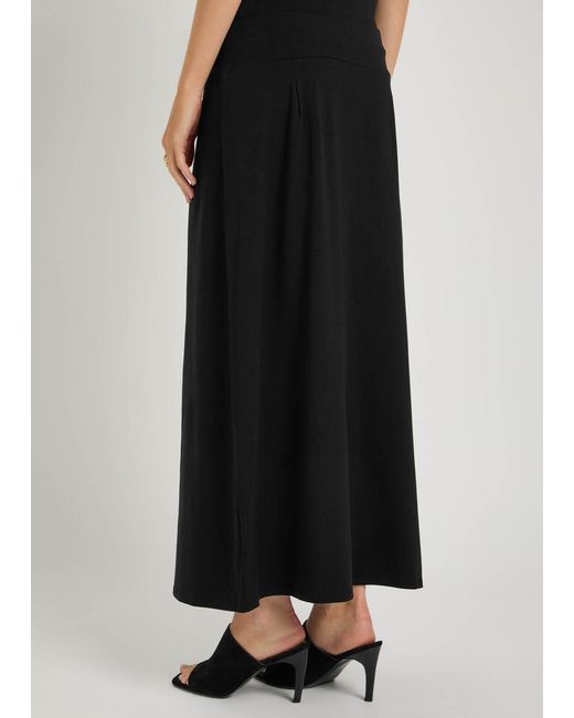 Eileen Fisher Black Jersey Maxi Skirt