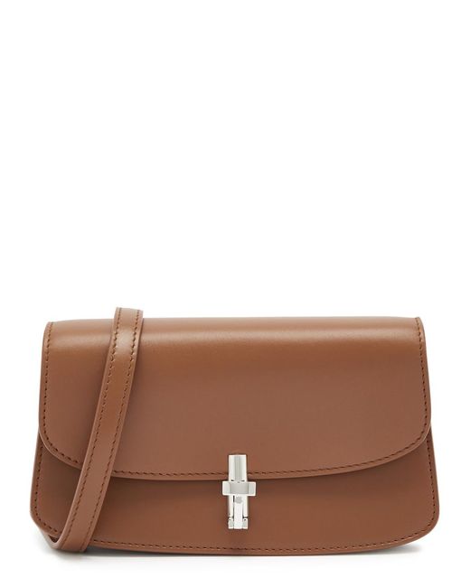 The Row Brown Sofia Leather Cross-body Bag