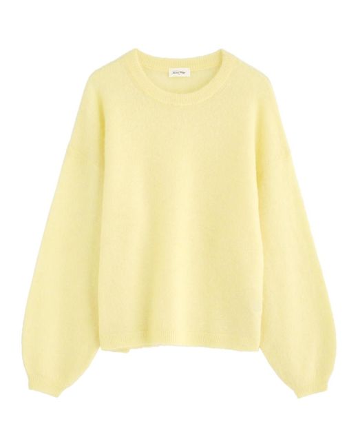 American Vintage Yellow Nenybay Alpaca-Blend Jumper