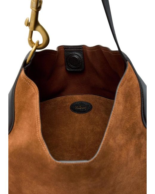Mulberry Brown Hackney Suede Shoulder Bag