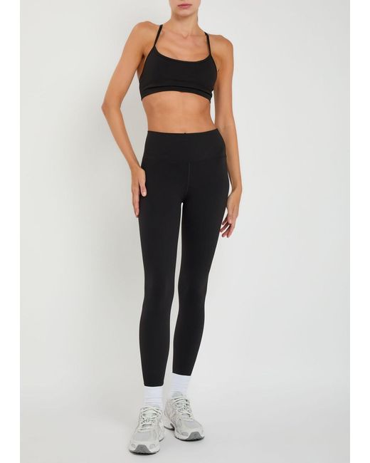 vuori Black All The Feels Soft-Cup Bra