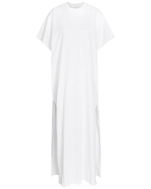 RÙADH White The Braun Cotton Maxi T-Shirt Dress