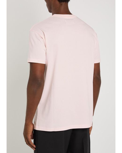 Vivienne Westwood Pink Classic Logo Stretch-Cotton T-Shirt for men