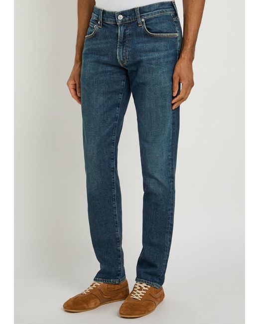 Citizens of Humanity Blue Gage Slim Straight-Leg Jeans for men