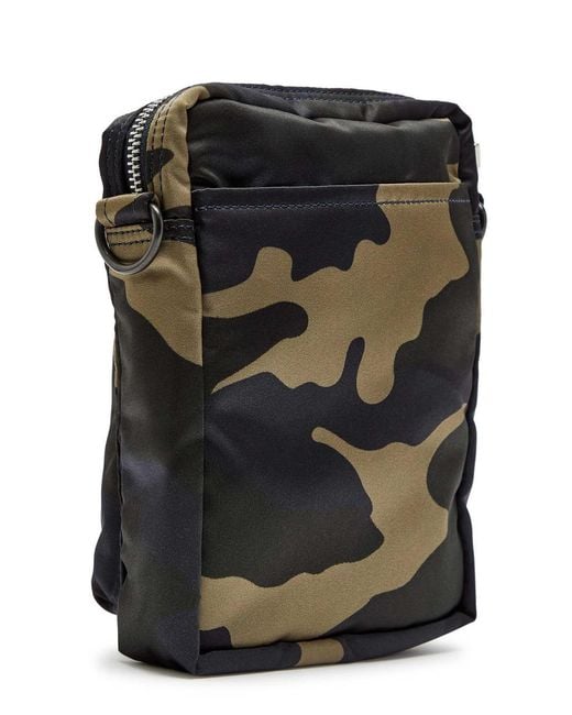 Porter-Yoshida and Co Black Counter Shade Camouflage Nylon-Twill Shoulder Bag for men