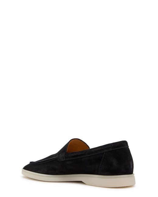 Aurélien Black Yacht Suede Loafers for men