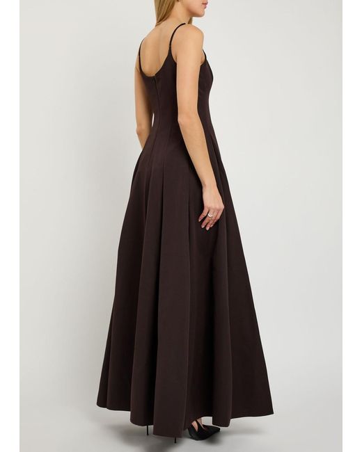 Staud Purple Joy Cotton-Blend Maxi Dress