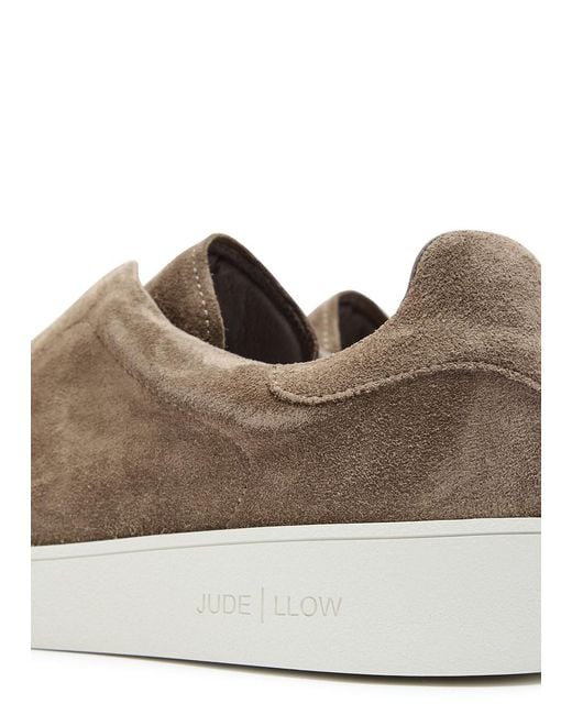 Jude Llow Brown Luca Suede Sneakers for men