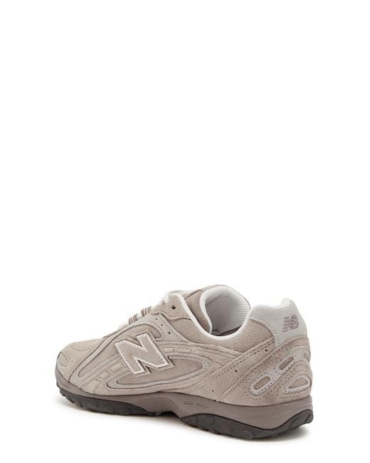 New Balance Brown 204L Panelled Suede Sneakers