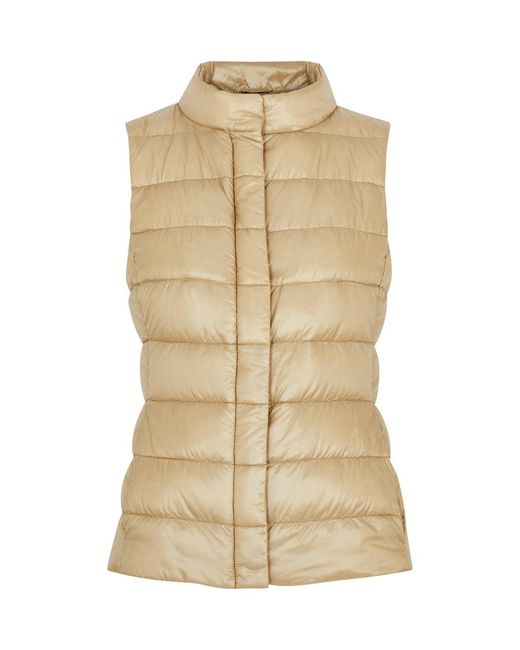 Herno Natural Giulia Quilted Shell Gilet