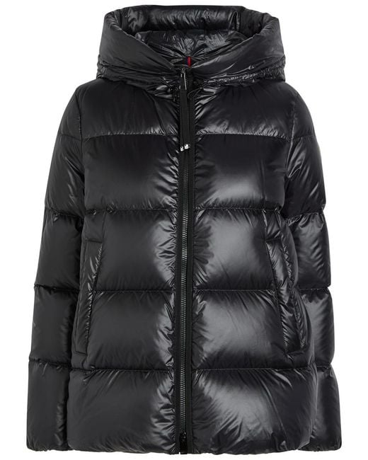 Moncler Black Serittes Hooded Shell Jacket