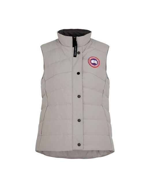 Canada Goose Gray Freestyle Quilted Arctic-Tech Shell Gilet, , Gilet
