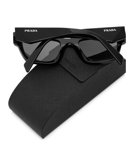 Prada Black Square-frame Sunglasses
