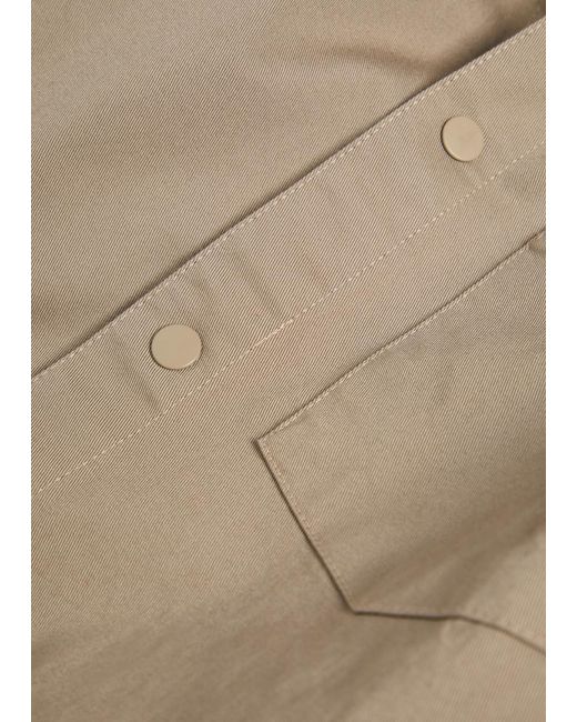 L'Estrange Natural Stretch-Cotton Overshirt for men