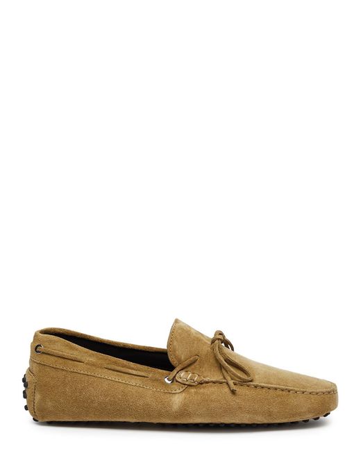 Aurélien Brown Suede Driving Shoes for men