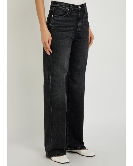 RÙADH Black The Quin Straight-Leg Jeans