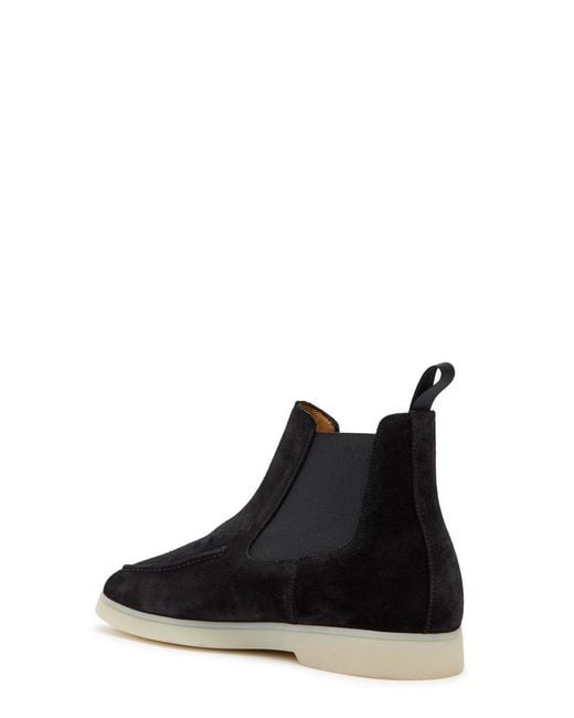 Aurélien Black City Suede Chelsea Boots for men