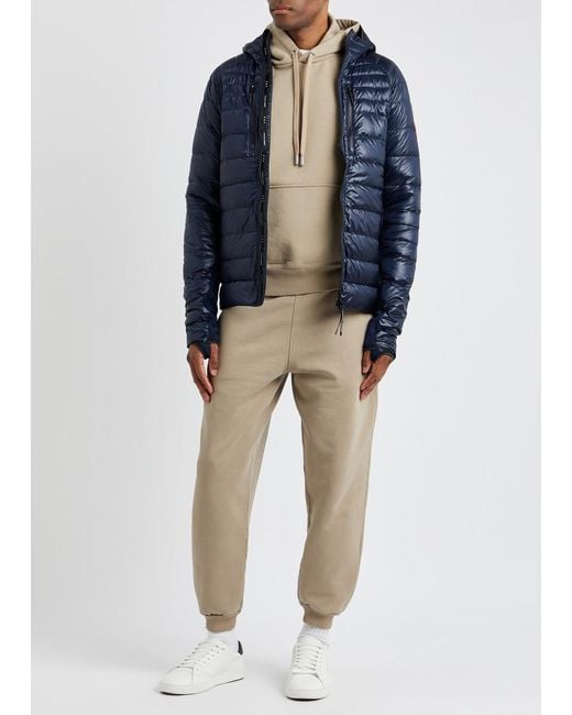 Canada Goose Blue Hybridge Lite Hooded Shell Jacket for men