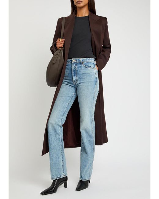 Khaite Blue Danielle Straight-Leg Jeans