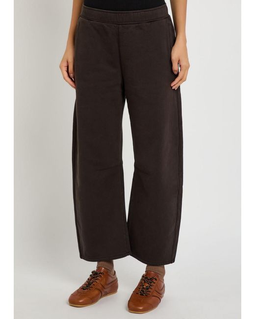 Citizens of Humanity Gray Miro Barrel-Leg Cotton Sweatpants