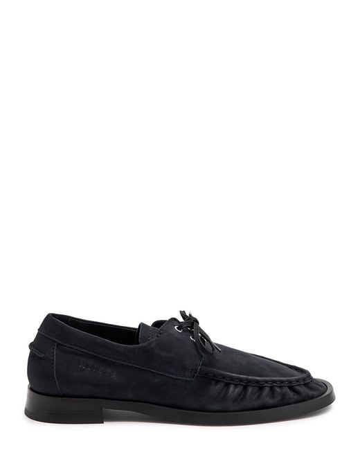 Miista Black Edelira Suede Loafers