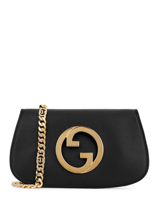 Gucci Black Blondie Leather Shoulder Bag