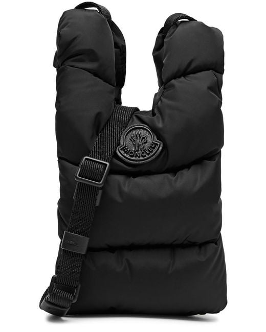 Moncler Black Legere Small Quilted Shell Cross-body Bag