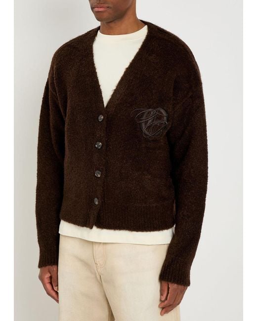 Only the Blind Brown Studio Dept. Brushed-Knit Cardigan for men