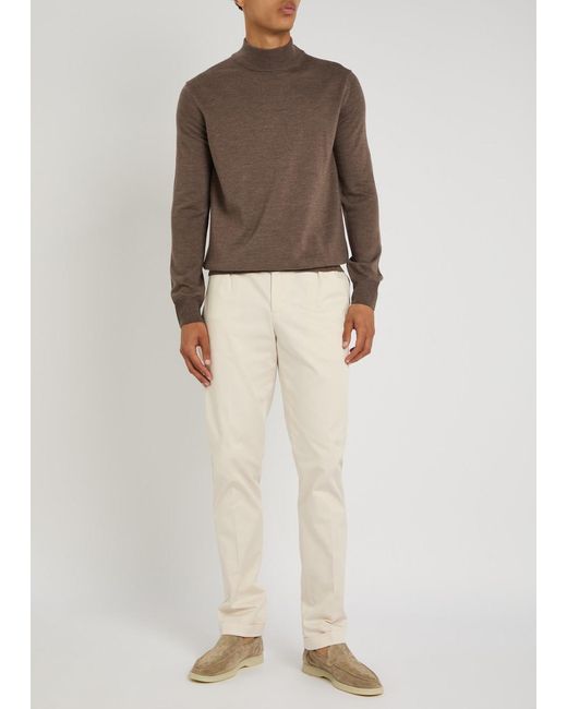 Aurélien Brown Wool Jumper for men