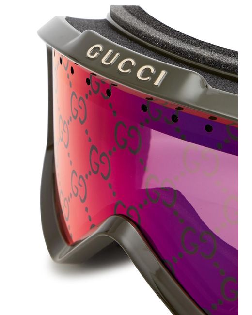 Gucci gg-monogrammed Mirrored Ski goggles for men