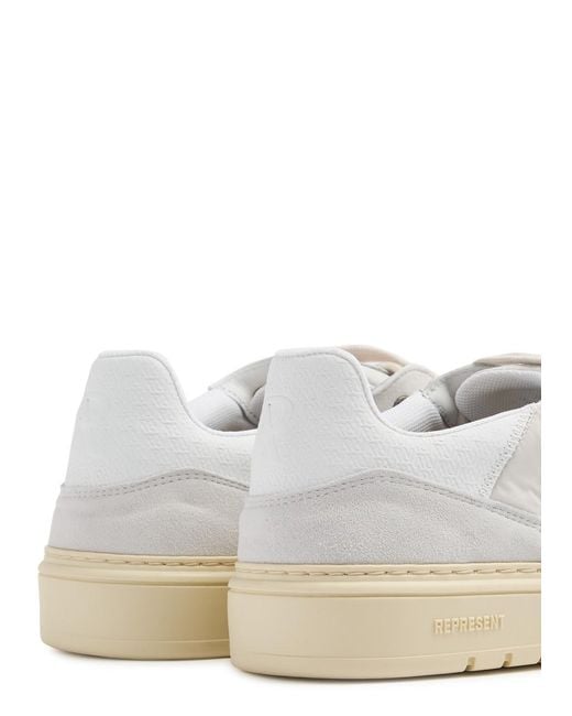 Represent White Virtus Panelled Nylon Sneakers for men