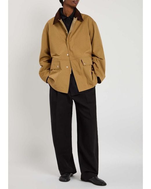 The Row Natural Frank Cotton-Poplin Jacket