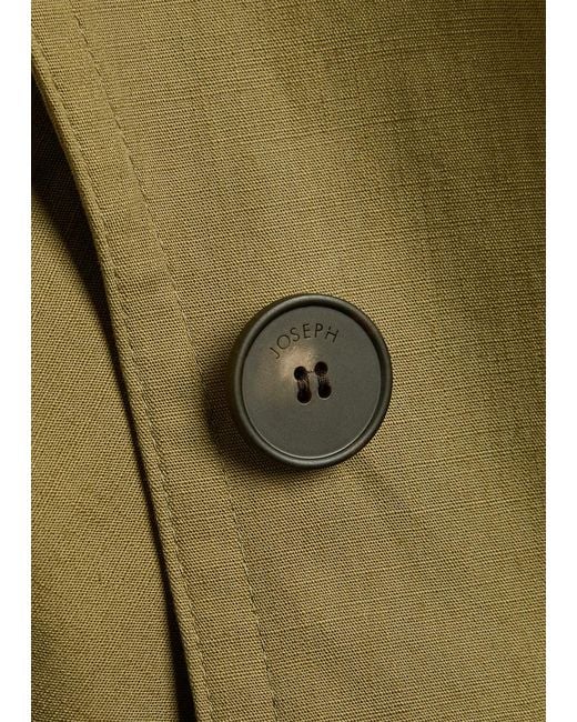 Joseph Green Suber Cotton Trench Jacket