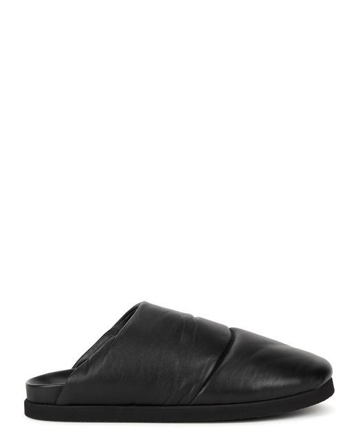 Moncler Genius Black 1 Moncler Jw Anderson Quilted Leather Mules for men