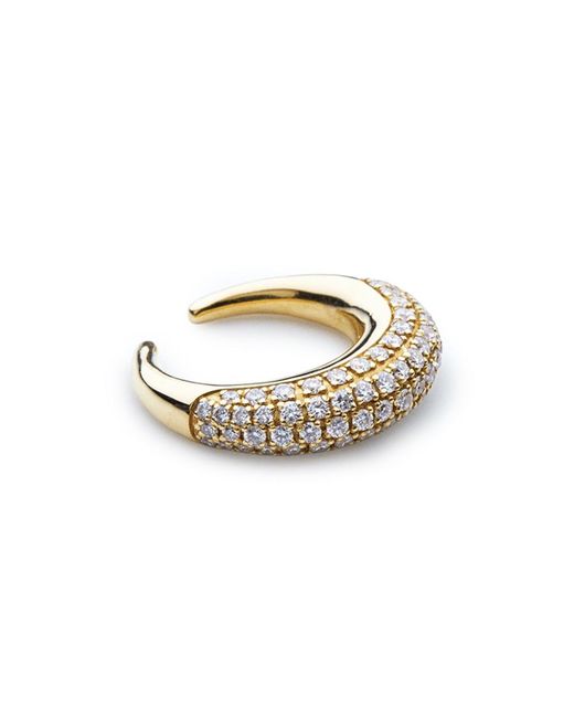 Luminous 27 White Polvorosa Pavé Chiquto 18K Ear Cuff